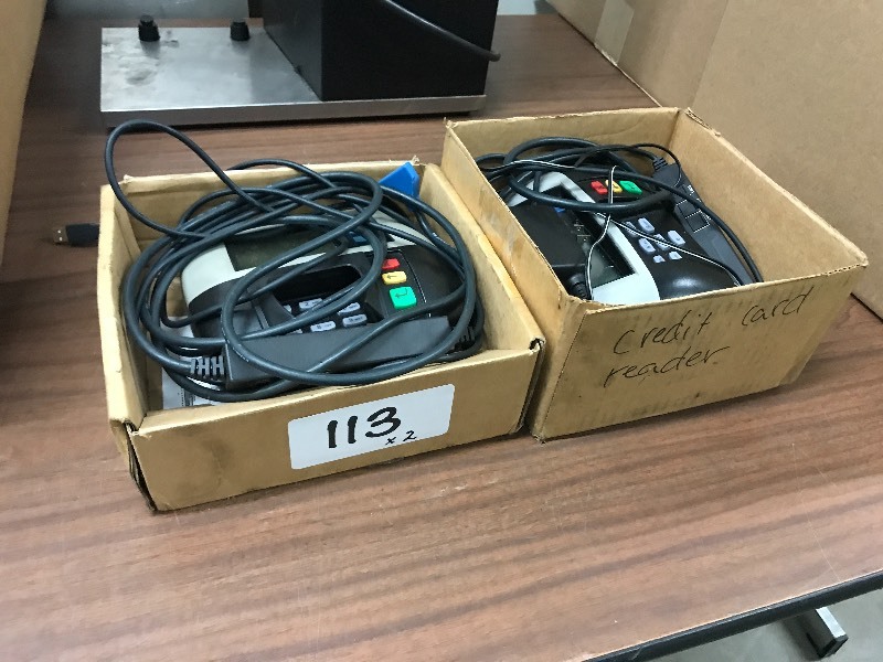 2 CREDIT CARD TERMINALS