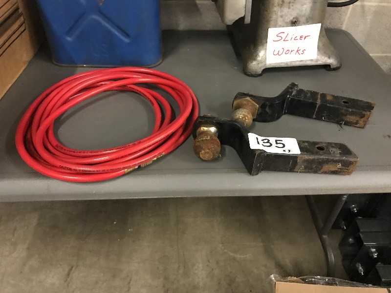 AIR HOSE AND TRAILER HITCH RECEIVERS