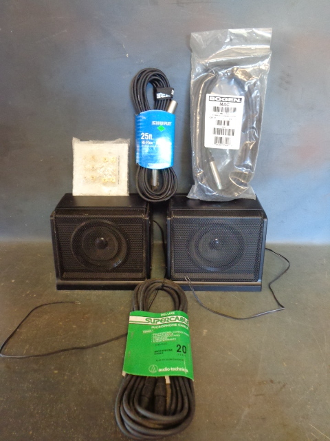 Desktop SPeakers, Microphone Cables and Audio InputOutput