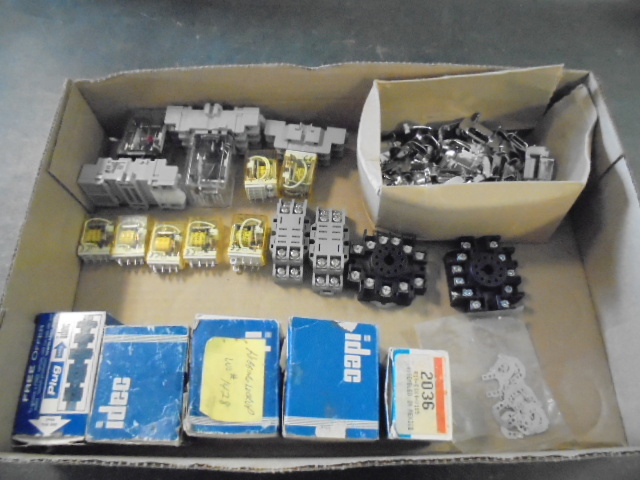 Relays, Sockets, and Band-it Clips