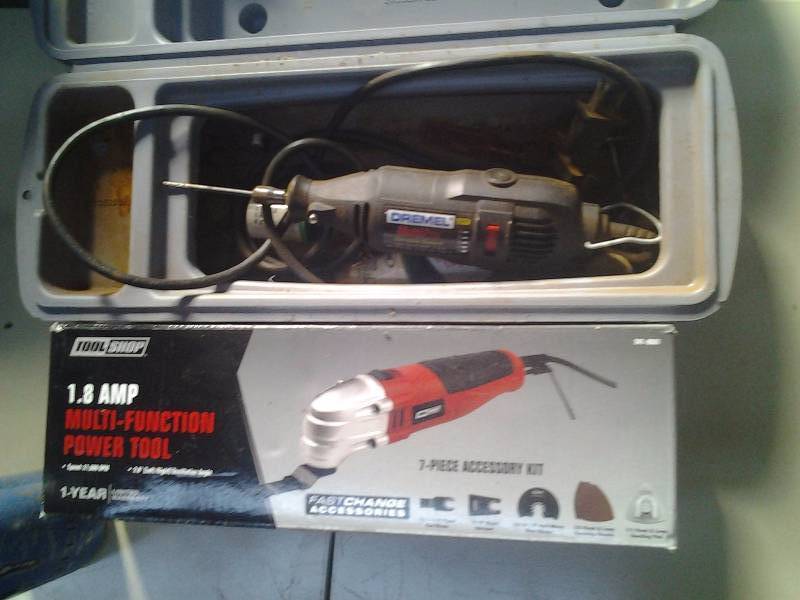 lot 7 image: Tool Shop Multi Function Power Tool & Dremel Tool With Case