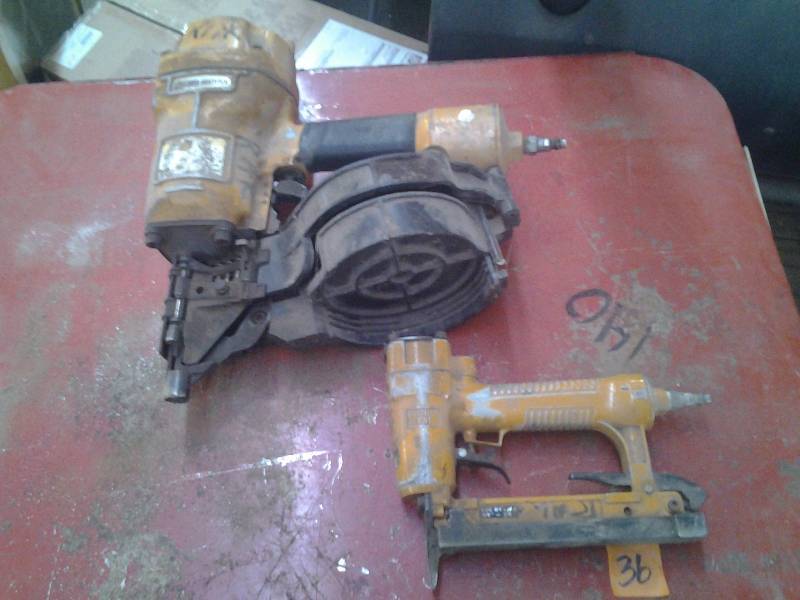lot 12 image: Bostitch Stapler & Framing Coil Nailer