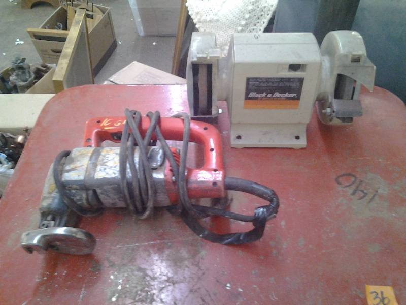 Black Decker 5 Inch Bench Grinder Heavy Duty Cutter Zimmerman