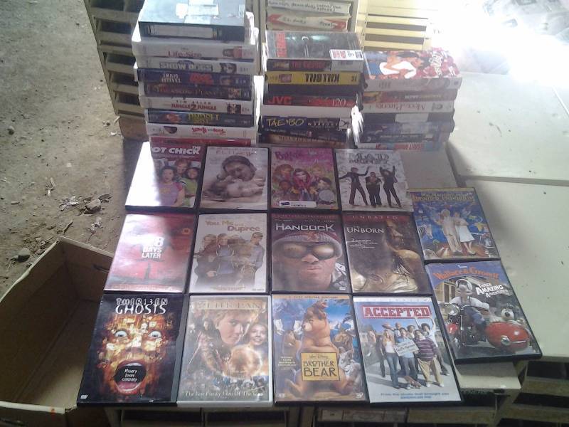 lot 32 image: Lot DVDs & VHS