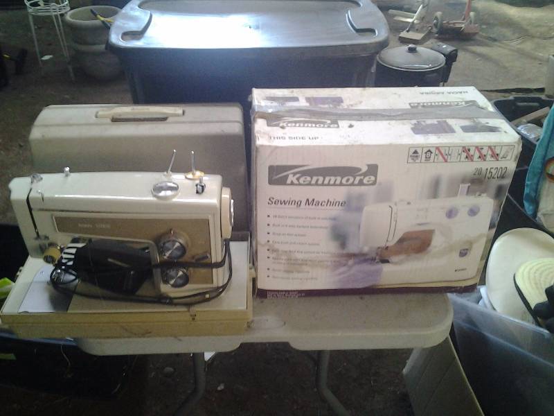lot 35 image: 2-Sears Kenmore Sewing Machines (1-Looks New In Box)