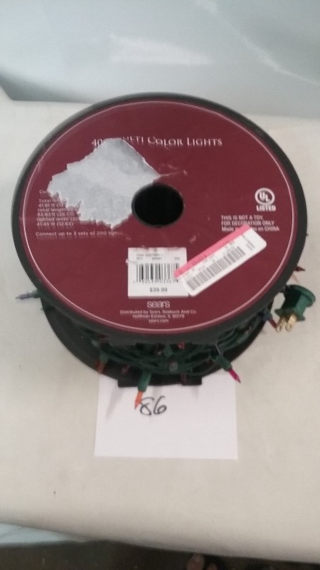 40 Multi Color Holiday Lights