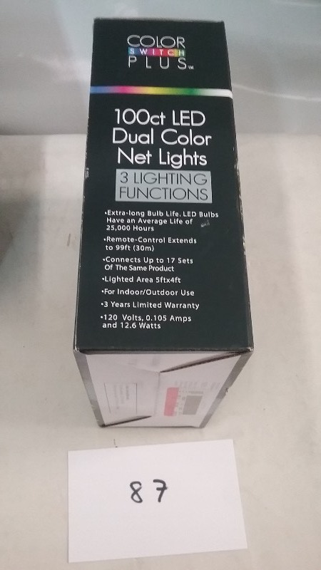 3x LED Holiday Net Lights