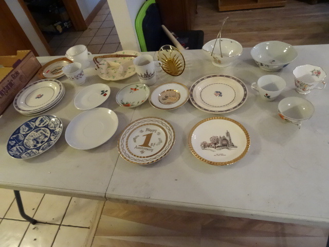 lot 7 image: Misc Cups, Plates, And More