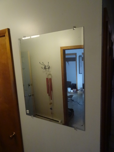 lot 40 image: Beveled Edge Mirror 24 X 30,