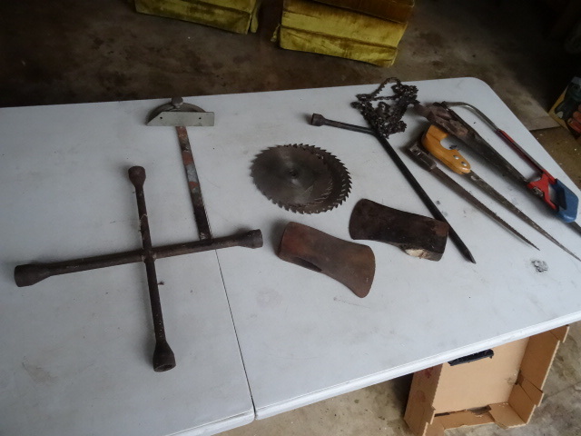 lot 52 image: Misc Saws, Ay Heads, Saw Blades,
