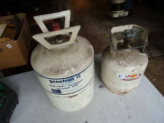 lot 87 image: 5 lb. Portable Propane Tank,