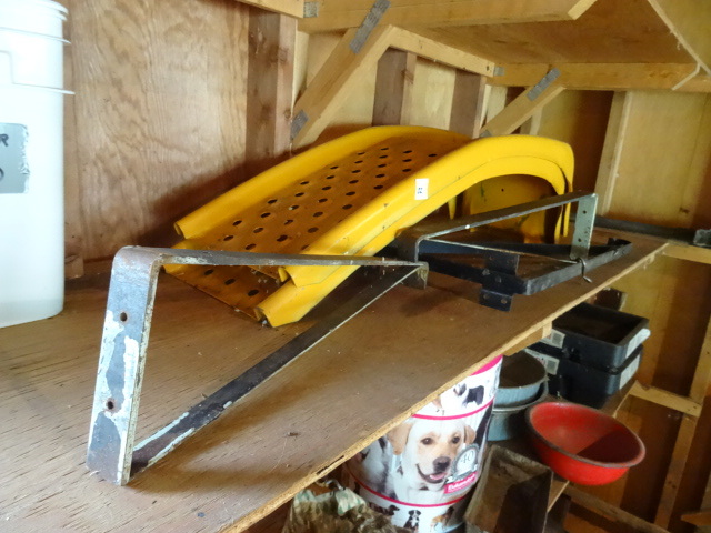 lot 122 image: Pair Of Metal Car Ramps,
