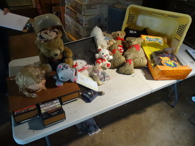 lot 145 image: Variety Stuffed Animals, Lite Brite,