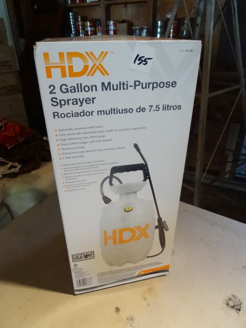 lot 155 image: 2 Gallon Multi Purpose Sprayer