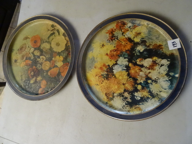 lot 193 image: Sunshine Biscuit Co. Metal Trays With Prints