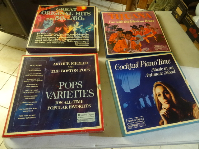 lot 197 image: Readers Digest LPs 4 Box Sets