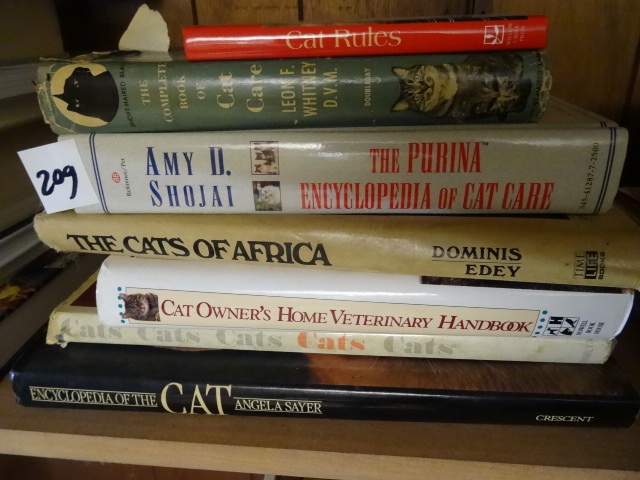 lot 209 image: Variety Of Books On Cats