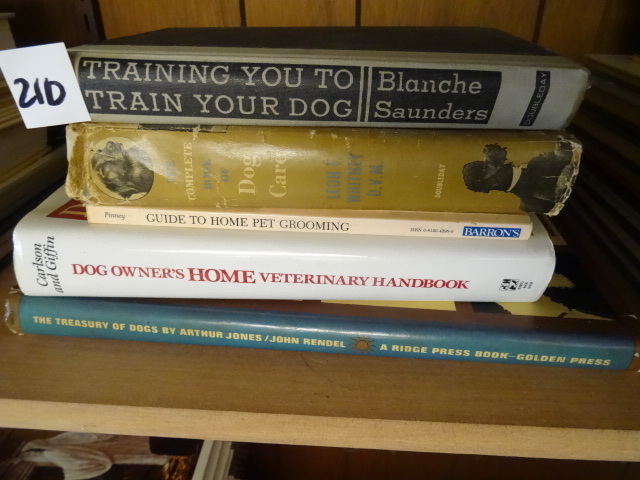 lot 210 image: Variety Of Books On Dogs