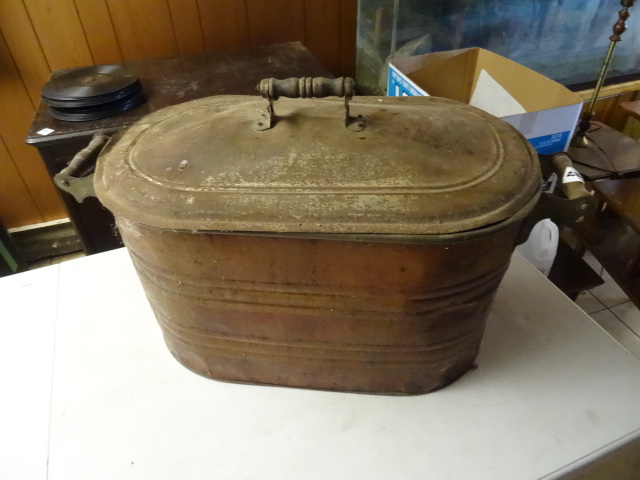 lot 256 image: Vintage Copper Boiler