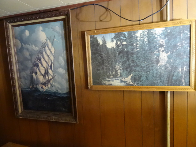 lot 261 image: 2 Piece Wall Art, Ship By Anderson