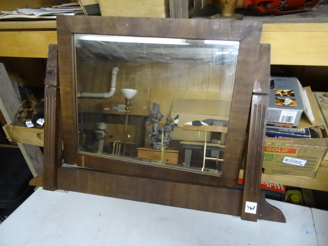 lot 360 image: Dresser Vanity Mirror Vintage 27 X 20