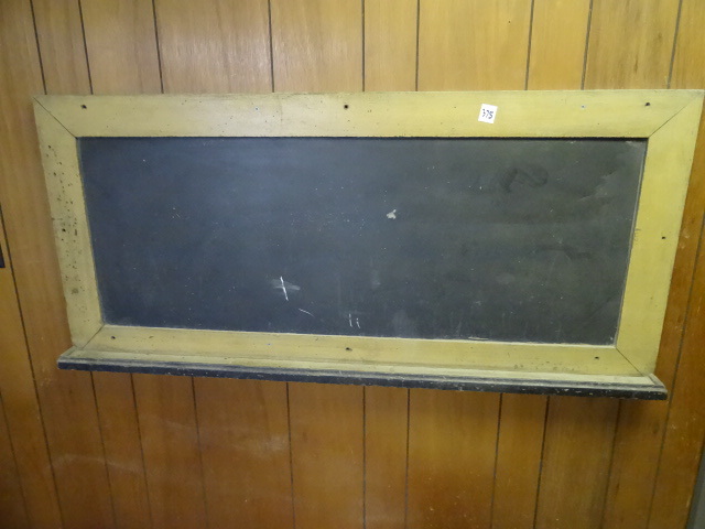 lot 375 image: Wall Chalkboard Vintage