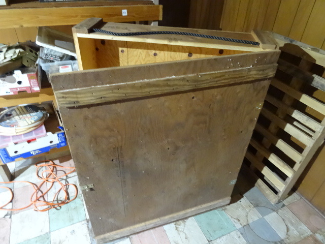 lot 335 image: Wood Shipping Crate Was Used For Honeywell Rockets