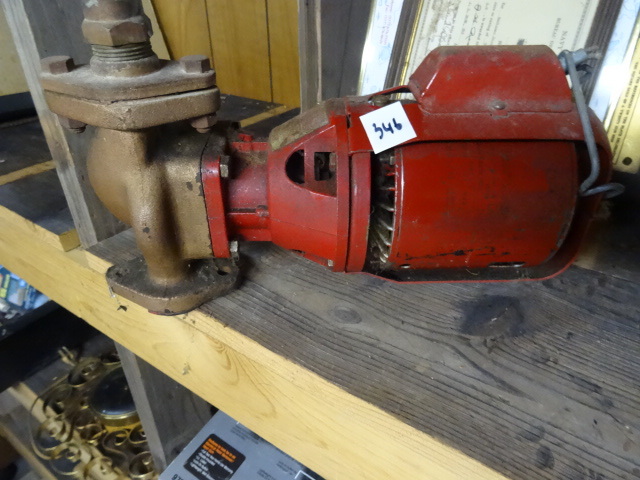 lot 346 image: Electric Boiler Pump