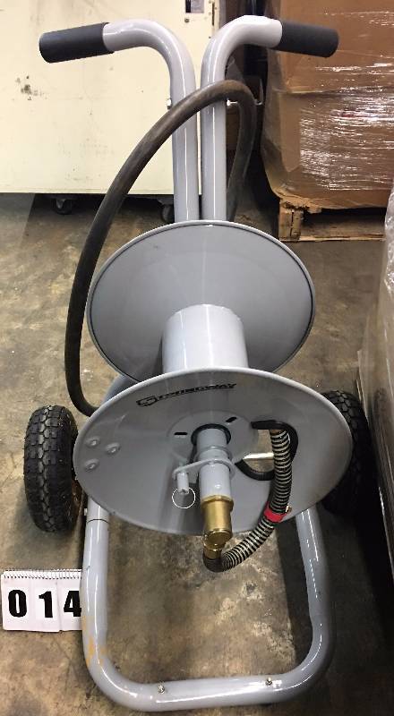lot 14 image: Garden Hose Reel Cart
