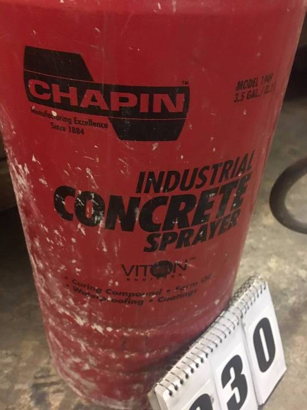 lot 30 image: Industrial Concrete Sprayer