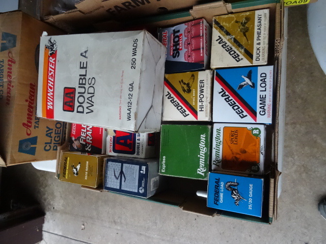 Misc Empty Shot Gun Shell Boxes
