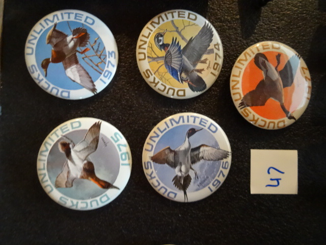 Duck Unlimited Collector Buttons Qty 5