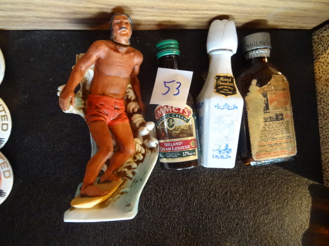 Qty 4, Liquor Sample Bottles, Collectible