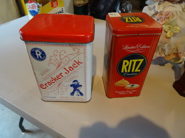 Ritz Cracker Jack Tins