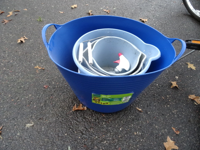 Flex Tub, 3 Plastic Buckets