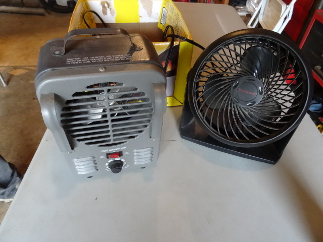 Lakewood 1500 Water Heater & Honey Well Fan