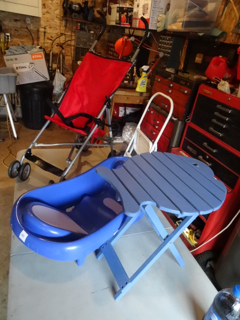 Fold Up Snack Stool, Fold Up Baby Stroller