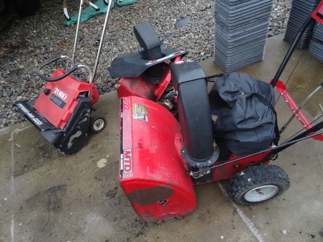 3 Snow Blowers For Parts
