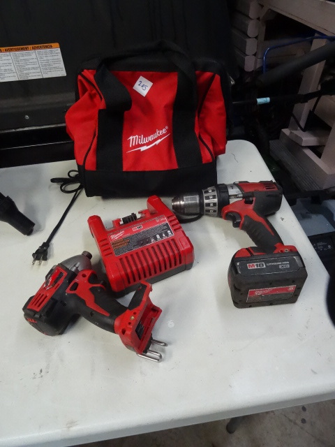 Milwaukee M18 Drill & Impact Kit,