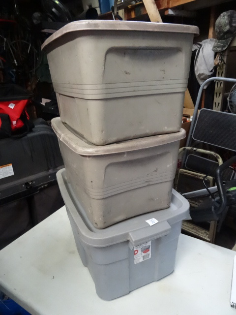 14 Gal. Tote Qty 1, 12 Gal. Totes Qty 2