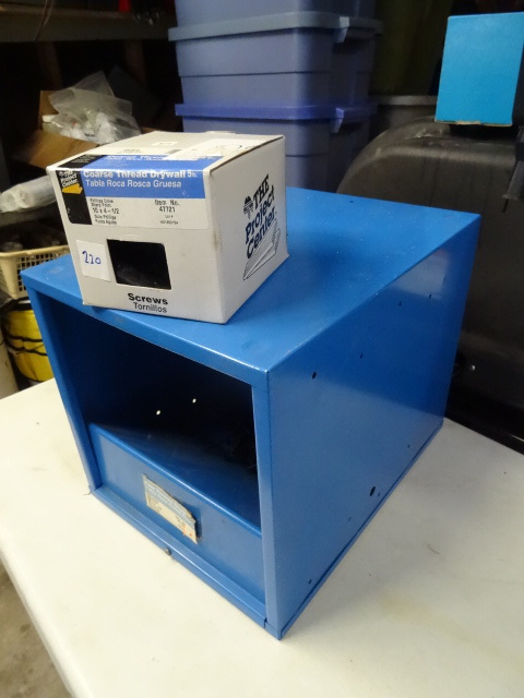 Drywall Screws, 10 X 4 X 12  Approx. 10 Lbs. Comes With Metal Cabinet