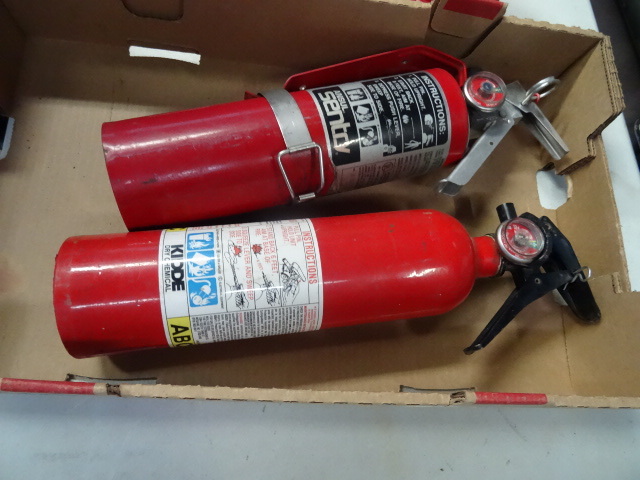 2 Fully Charged Fire Extinguishers