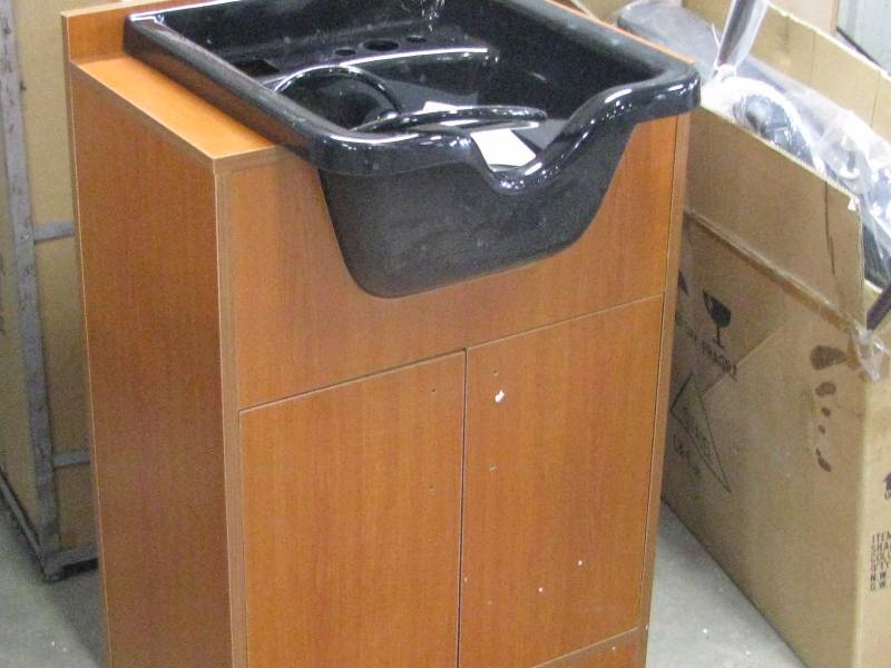 Shampoo Vanity & Sink