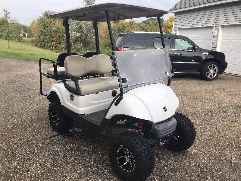 2011 Yamaha Drive Electric Golf Cart 4 Passenger Lifted