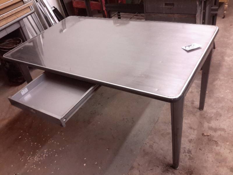 lot 190 image: All Steel Equipment table