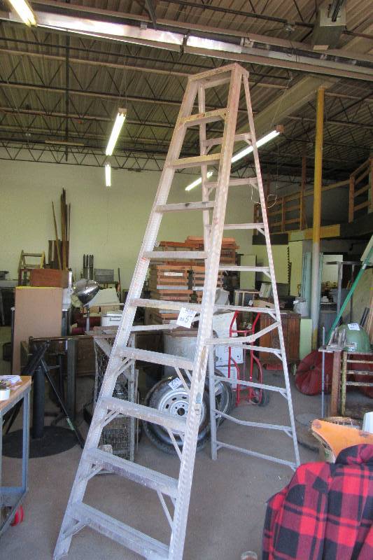 lot 5 image: 10 Aluminum Step Ladder