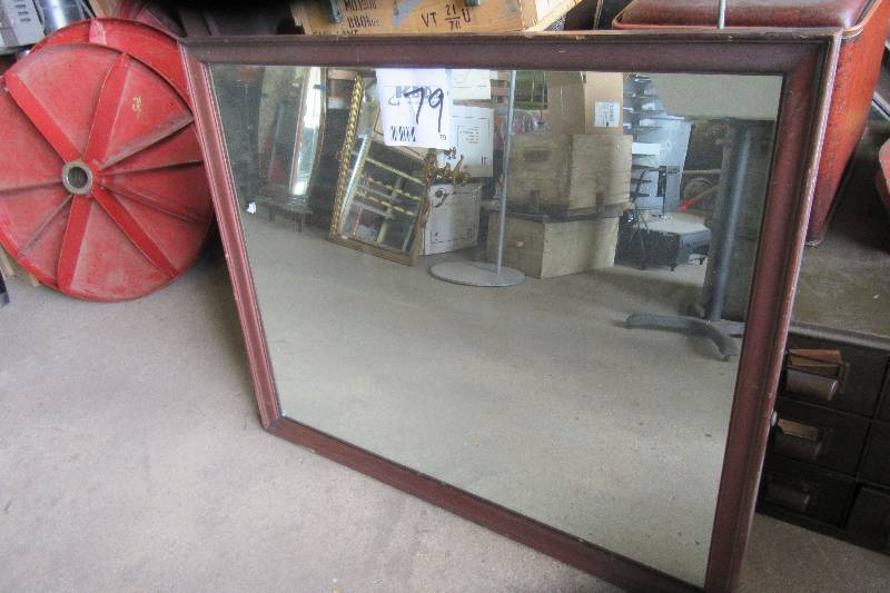 lot 79 image: Wood framed Mirror