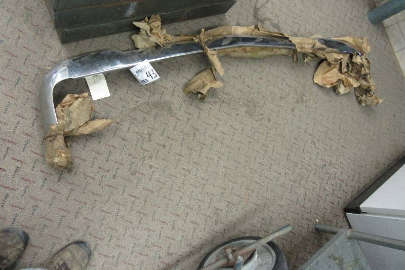 lot 43 image: 50-60 Mercury chrome bumper