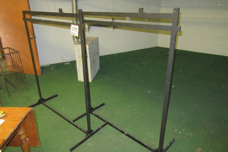 lot 218 image: Metal Coat Racks (2)