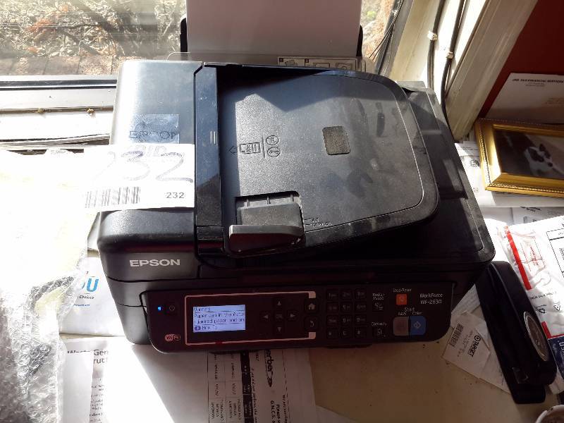 lot 232 image: EPSON, WF 2630, Printer Scanner Copier